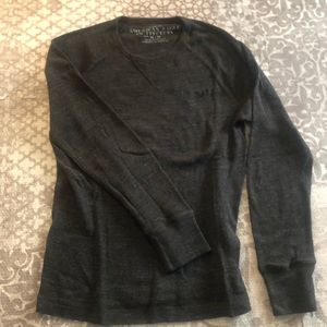American Eagle Mens Grey Thermal ~ Size Medium